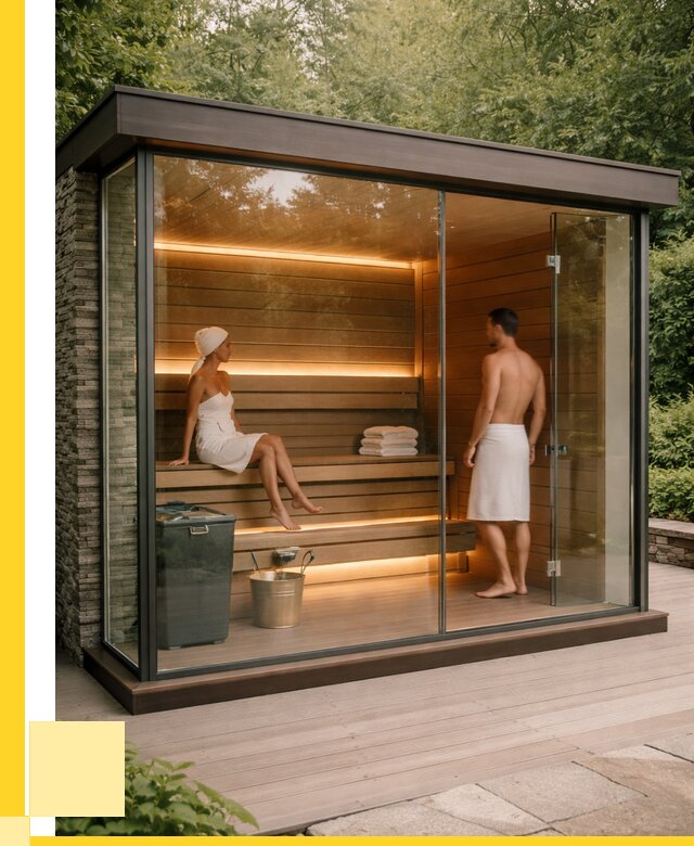 Сауна стеклянная и двери для сауны в Кинели от 254700 р. | ЭриданКнл