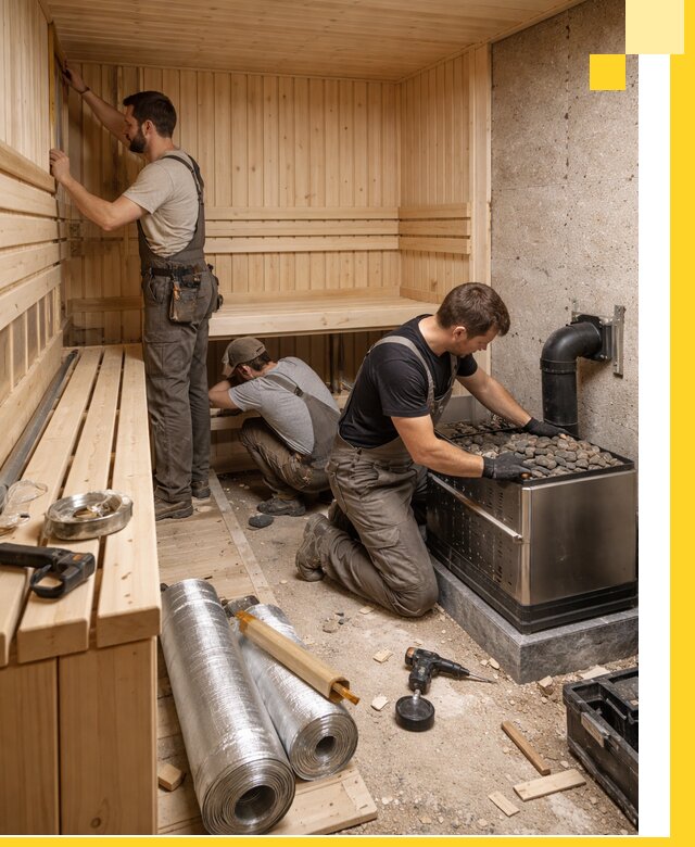 Индивидуальные сауны на заказ в Кинели под ключ, проект и монтаж