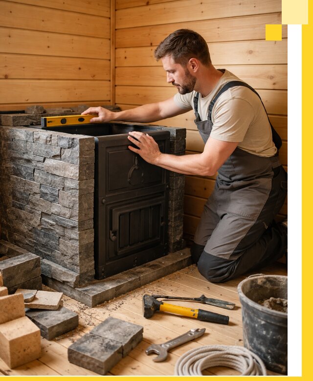 Производство и установка печей для саун под ключ в Кинели