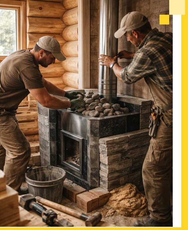 Строительство и отделка русских бань под ключ в Кинели