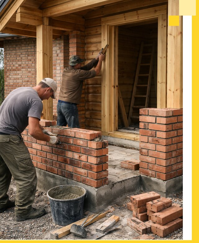 Строительство кирпичных бань под ключ в Кинели с гарантией качества