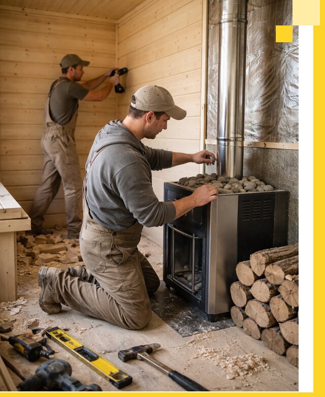 Строительство деревянных бань под ключ в Кинели проекты и монтаж