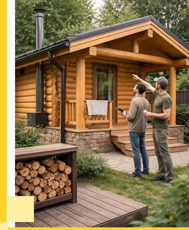 Бани для дачи под ключ в Кинели от 254700 р. | ЭриданКнл