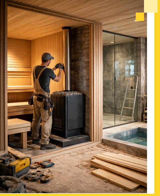 Полное строительство банных комплексов под ключ в Кинели