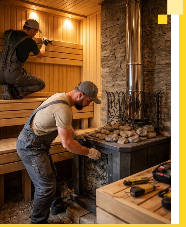 Комплексный дизайн бань, саун и зон отдыха в Кинели