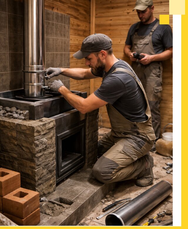 Изготовление и установка банных печей под ключ в Кинели