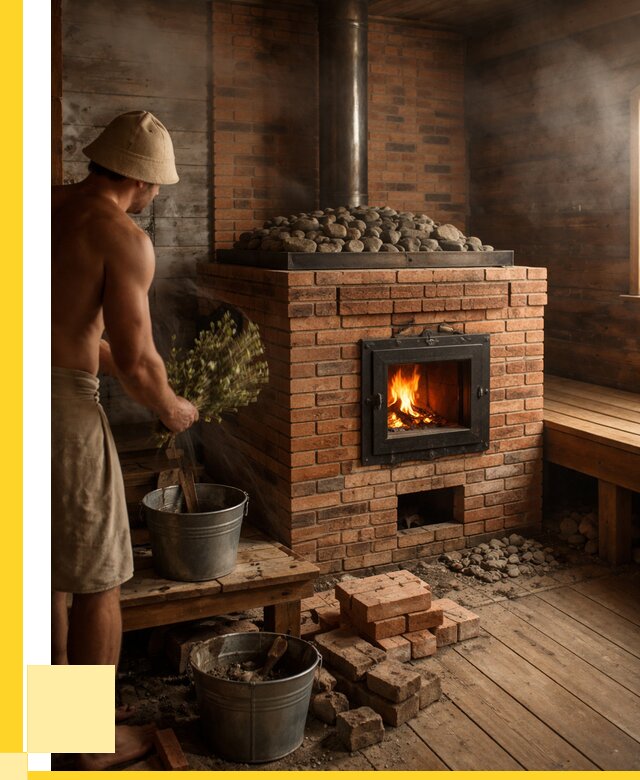 Кирпичные банные печи в Кинели от 91692 р. | ЭриданКнл