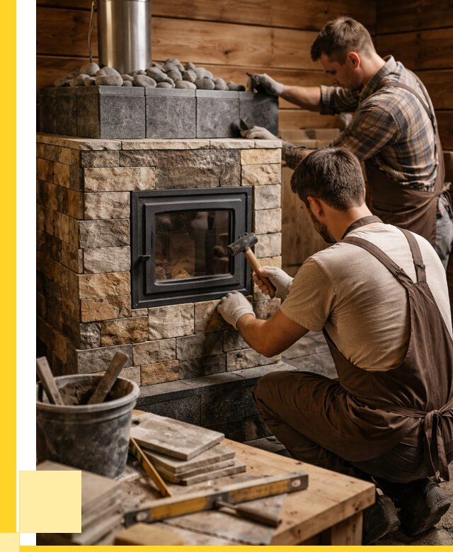 Облицовка банной печи в Кинели от 15282 р. | ЭриданКнл