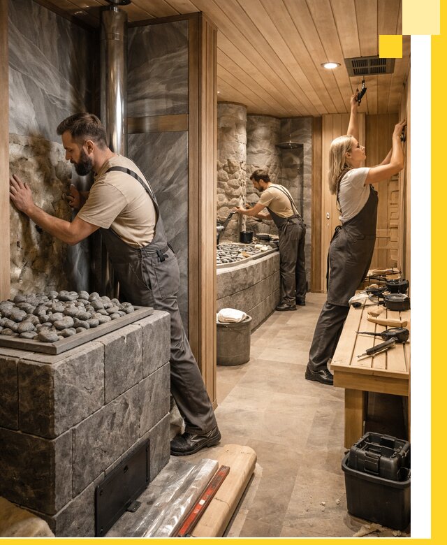 Строительство бань и SPA процедур в Кинели под ключ и отделкой