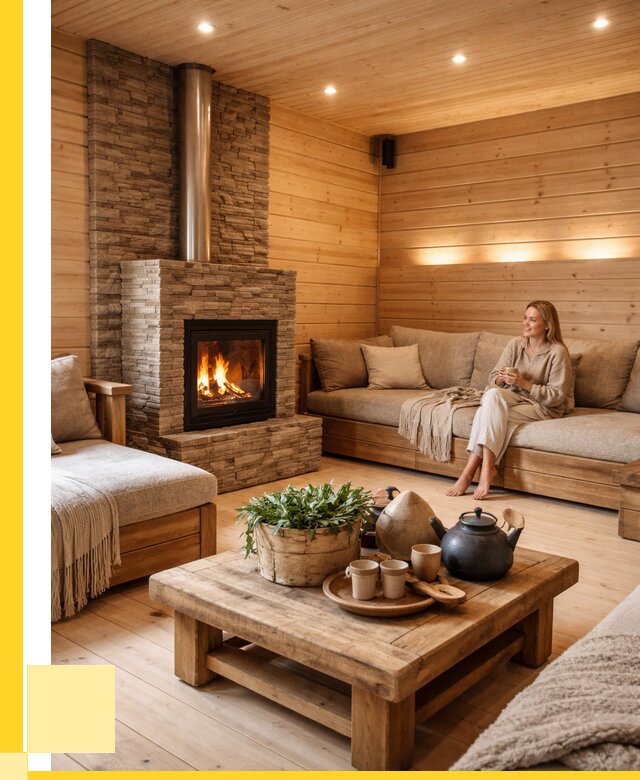 Проект бани с комнатой отдыха в Кинели от 35658 р. | ЭриданКнл