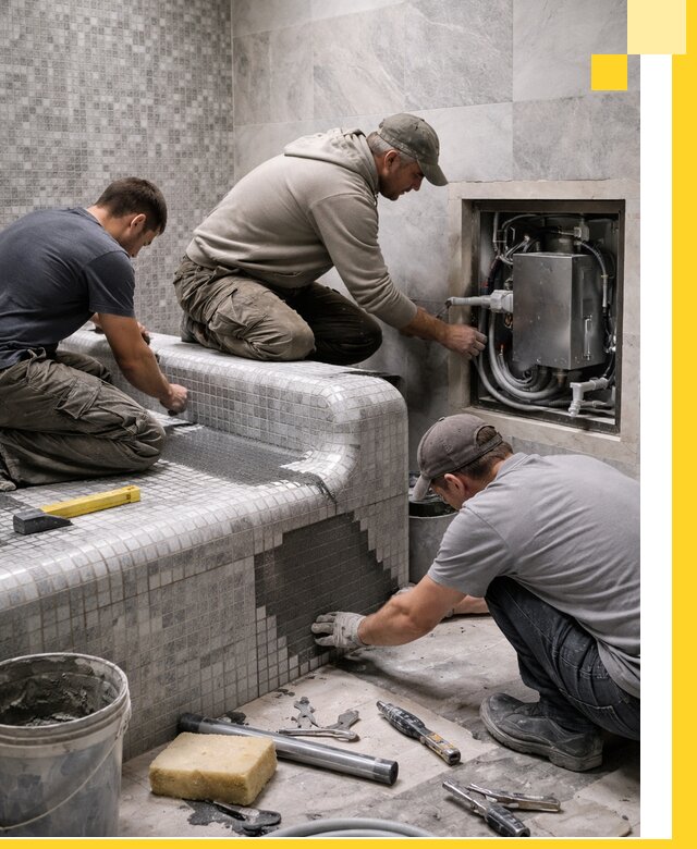 Проекты хамамов под ключ в Кинели и дизайн и строительство