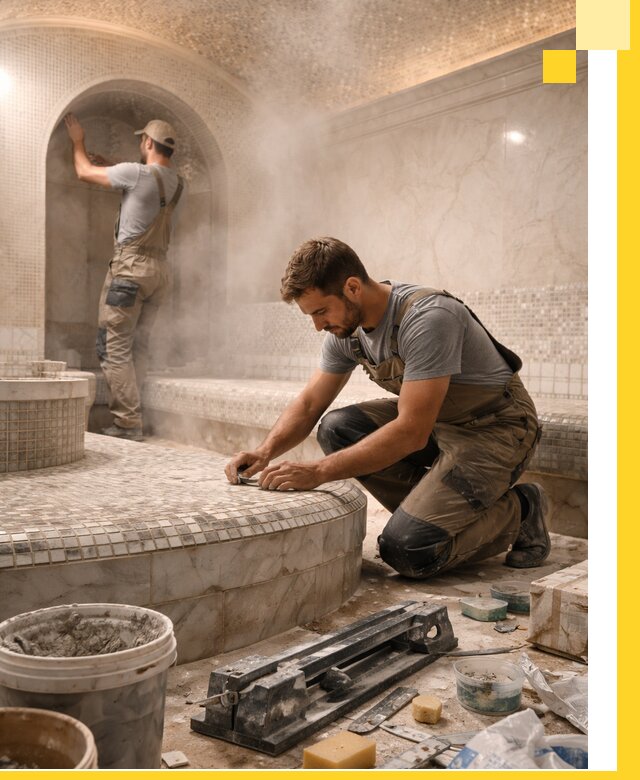 Профессиональный дизайн хамама и SPA под ключ в Кинели