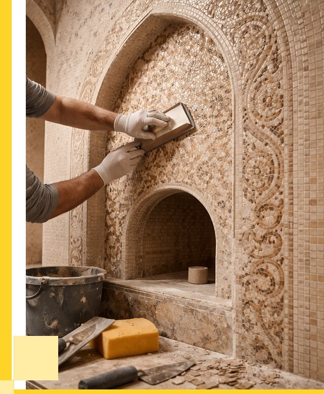 Мозаика для хамама в Кинели под ключ от 5094 р. | ЭриданКнл