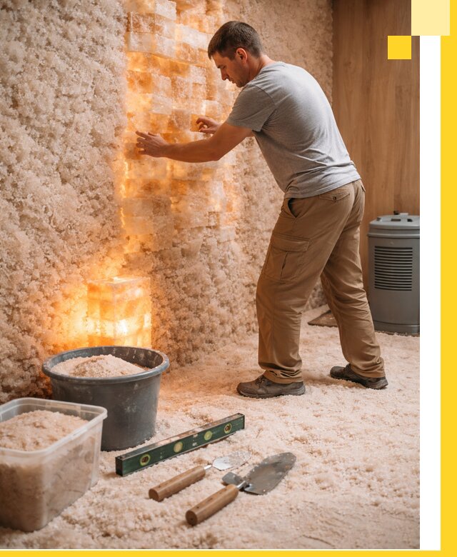 Проектирование и монтаж соляных комнат в Кинели под ключ