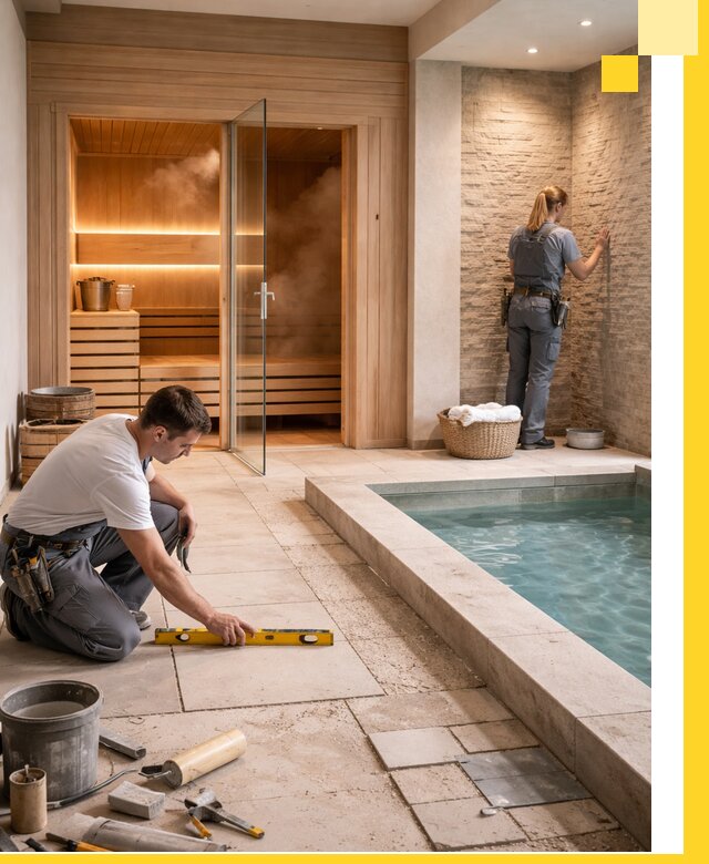 Комплексный дизайн и отделка интерьеров SPA под ключ в Кинели